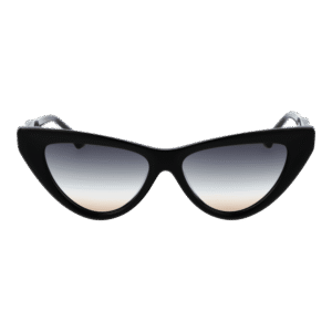 Ana Hickmann Sonnenbrille AH9391 56A01 – Frontansicht mit Azetat Rahmen und Grau Gläsern