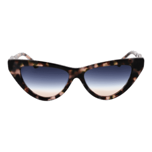 Ana Hickmann Sonnenbrille AH9391 56G21 – Frontansicht mit Azetat Rahmen und Blau Gläsern