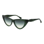 Ana Hickmann Katzenaugen Sonnenbrille AH9391 56T01 in Grün – 45° Seitenansicht