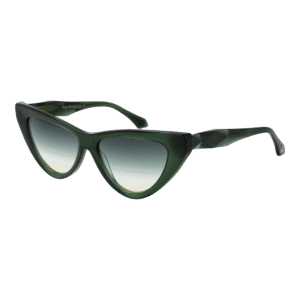 Ana Hickmann Katzenaugen Sonnenbrille AH9391 56T01 in Grün – 45° Seitenansicht