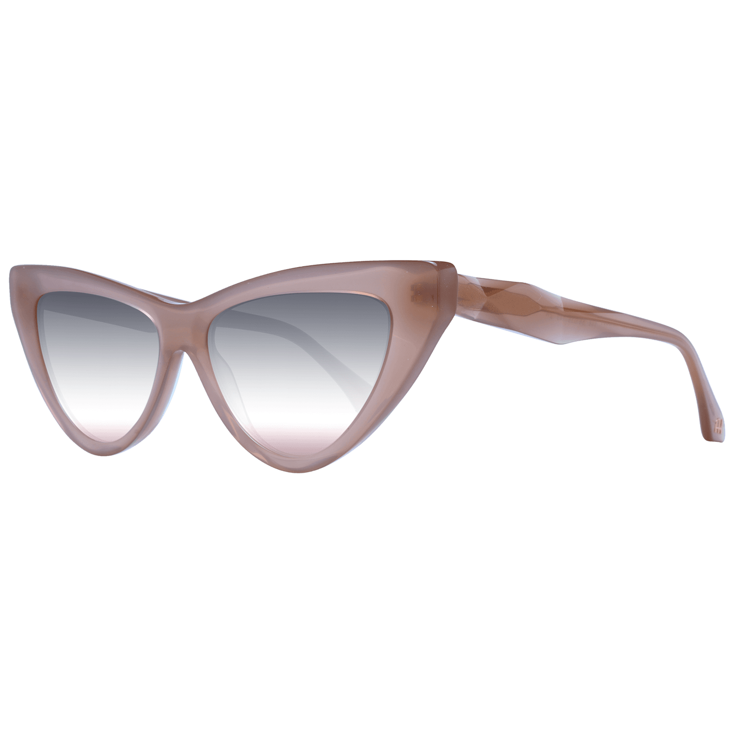 Ana Hickmann Katzenaugen Sonnenbrille AH9391 56T02 in Rosa – 45° Seitenansicht