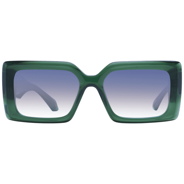 Ana Hickmann Sonnenbrille AH9397 53T01 – Frontansicht mit Azetat Rahmen und Blau Gläsern