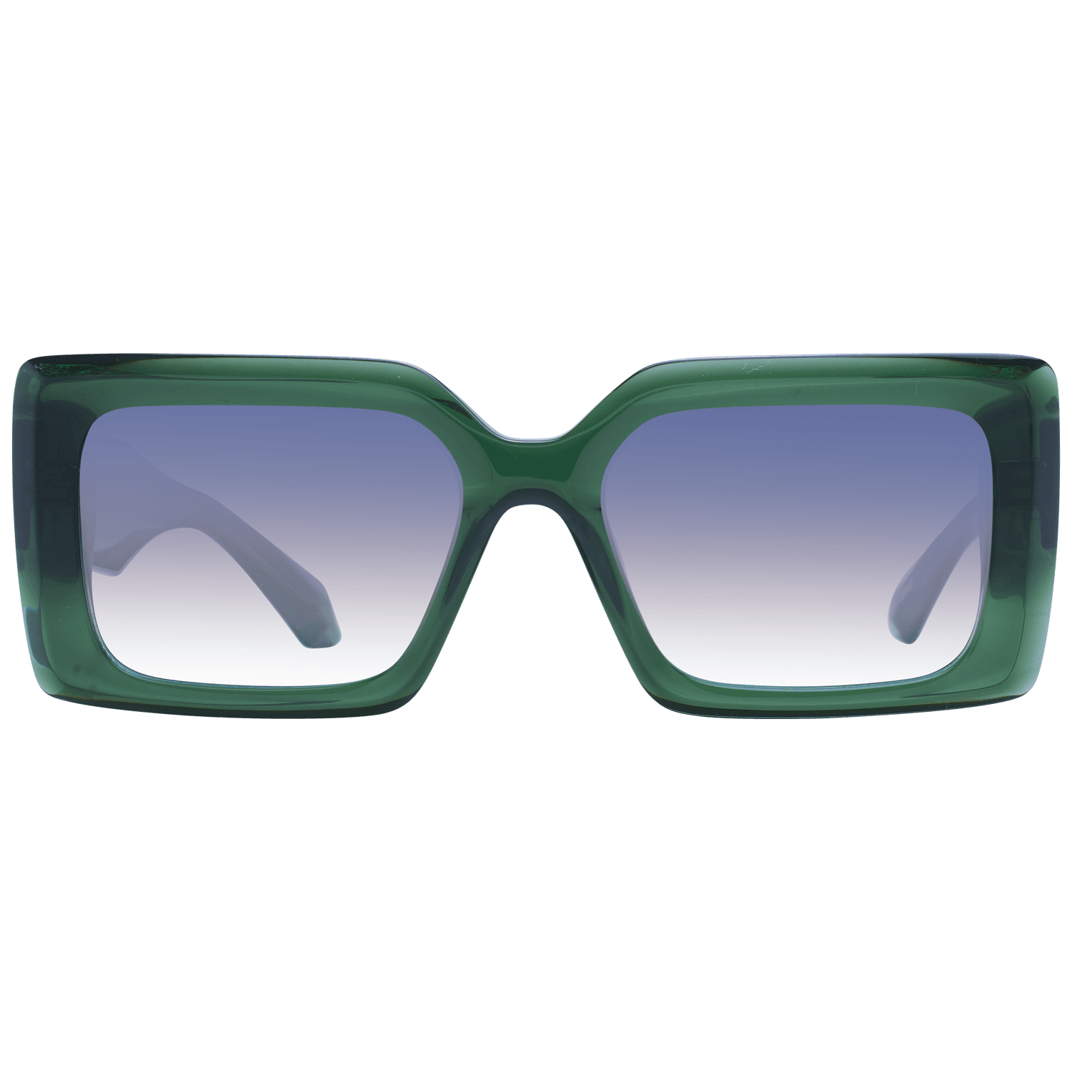 Ana Hickmann Sonnenbrille AH9397 53T01 – Frontansicht mit Azetat Rahmen und Blau Gläsern