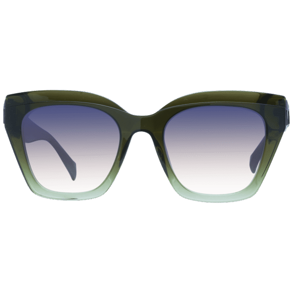 Ana Hickmann Sonnenbrille AH9403 53C01 – Frontansicht mit Azetat Rahmen und Grün Gläsern