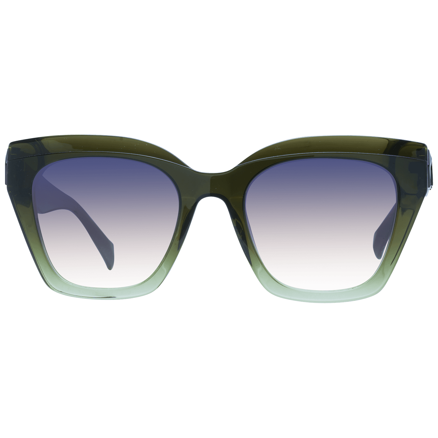 Ana Hickmann Sonnenbrille AH9403 53C01 – Frontansicht mit Azetat Rahmen und Grün Gläsern