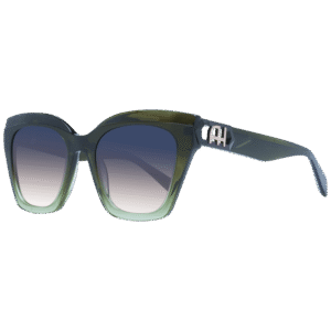 Ana Hickmann Quadrat Sonnenbrille AH9403 53C01 in Grün – 45° Seitenansicht