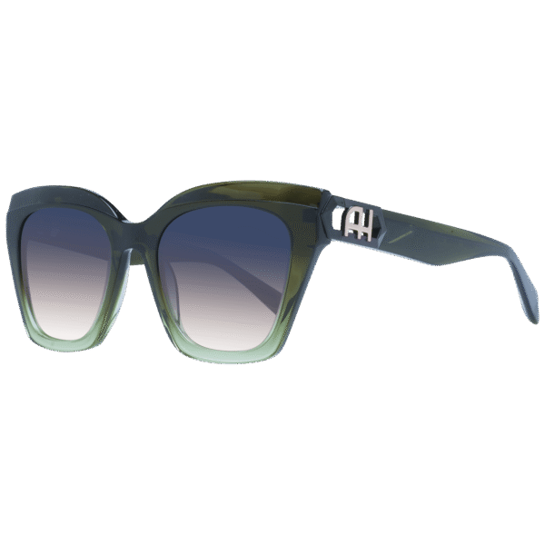 Ana Hickmann Quadrat Sonnenbrille AH9403 53C01 in Grün – 45° Seitenansicht
