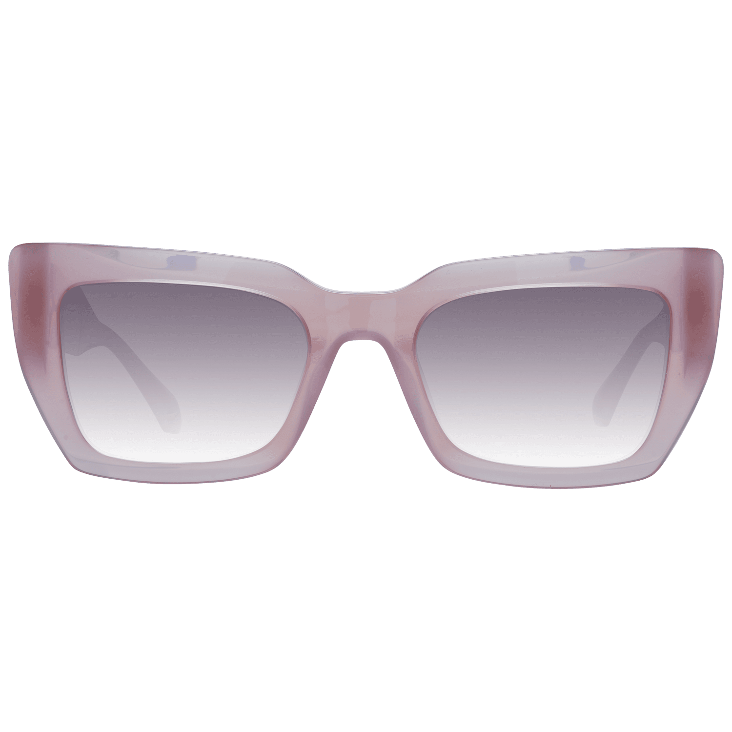 Ana Hickmann Sonnenbrille AH9408 53T02 – Frontansicht mit Azetat Rahmen und Braun Gläsern