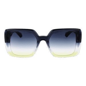 Ana Hickmann Sonnenbrille AH9410 54C02 – Frontansicht mit Azetat Rahmen und Blau Gläsern