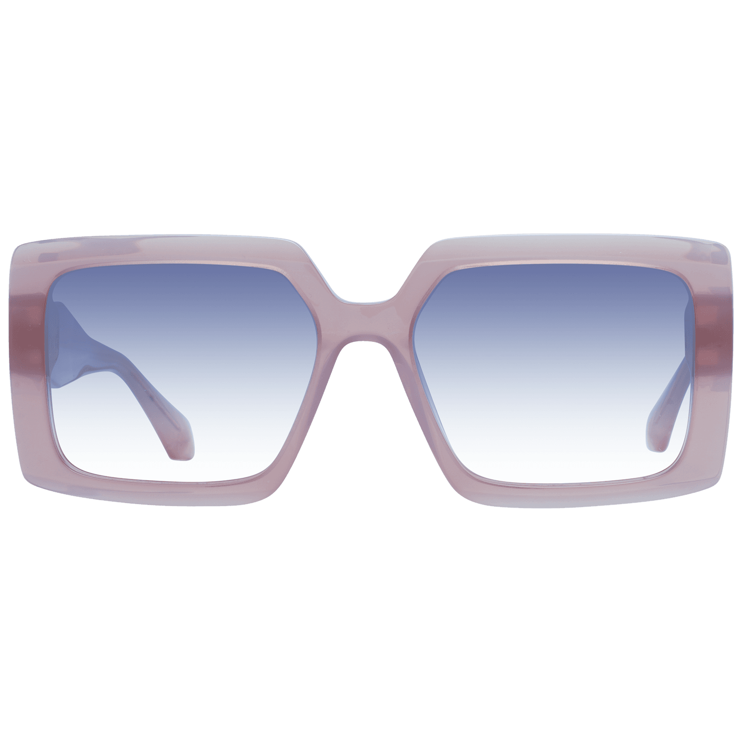 Ana Hickmann Sonnenbrille AH9411 55T01 – Frontansicht mit Azetat Rahmen und Blau Gläsern
