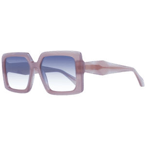 Ana Hickmann Rechteck Sonnenbrille AH9411 55T01 in Rosa – 45° Seitenansicht