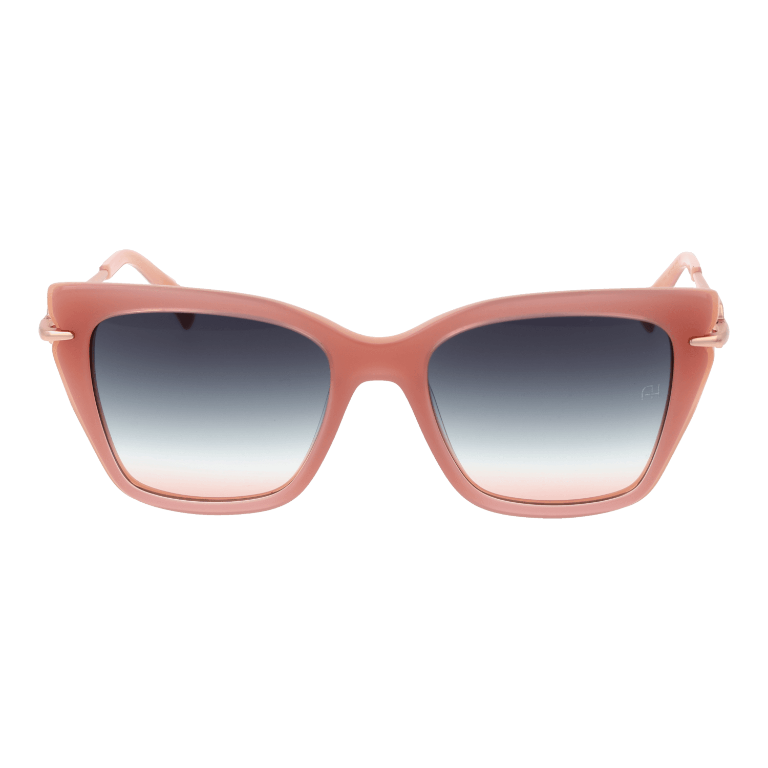 Ana Hickmann Sonnenbrille AH9414 53H02 – Frontansicht mit Azetat Rahmen und Blau Gläsern