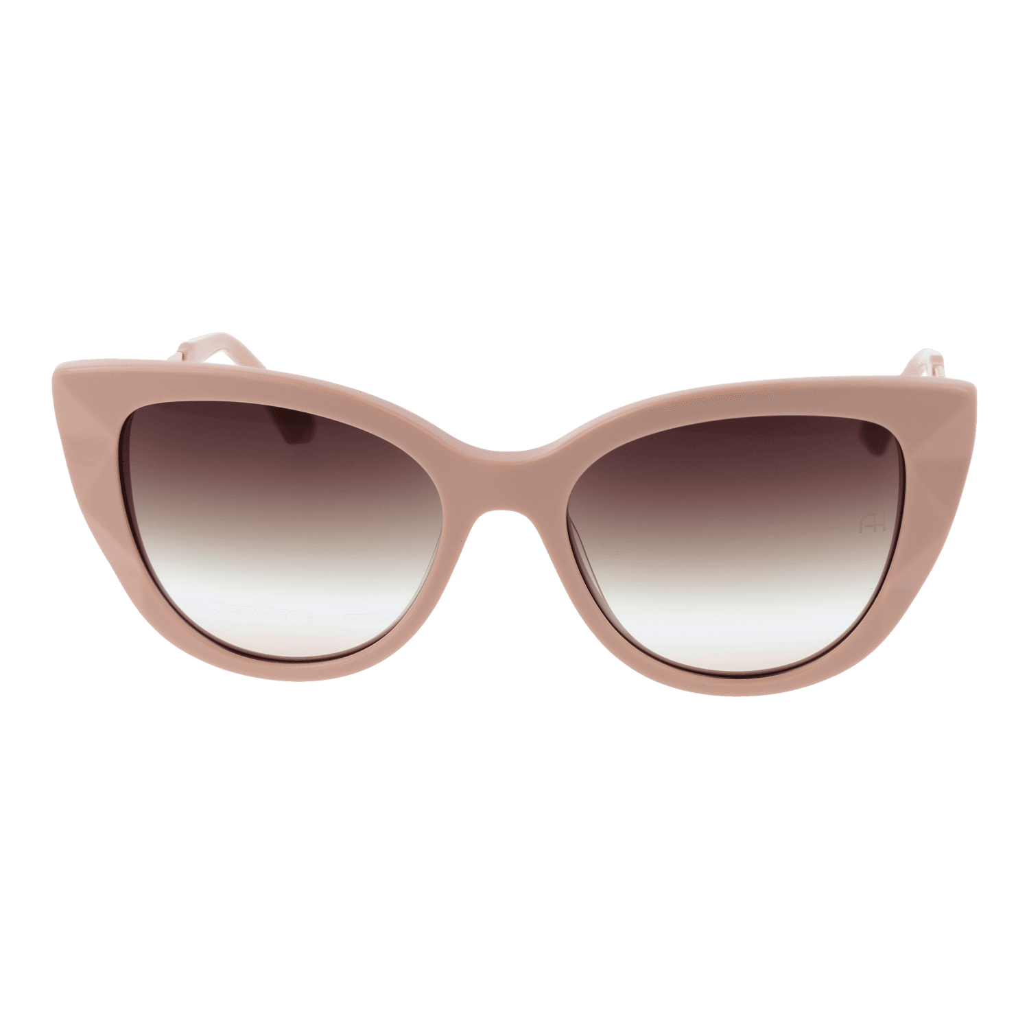 Ana Hickmann Sonnenbrille AH9419 53D01 – Frontansicht mit Azetat Rahmen und Braun Gläsern
