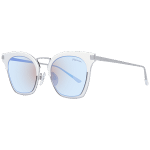 Ana Hickmann Schmetterling Sonnenbrille HI3037 51D01 in Weiß – 45° Seitenansicht