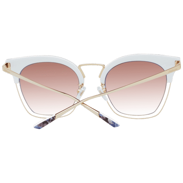 Ana Hickmann Sonnenbrille HI3037A 54H02 – Frontansicht mit Metall Rahmen und Braun Gläsern