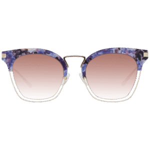 Ana Hickmann Katzenaugen Sonnenbrille HI3037A 54H02 in Lila – 45° Seitenansicht