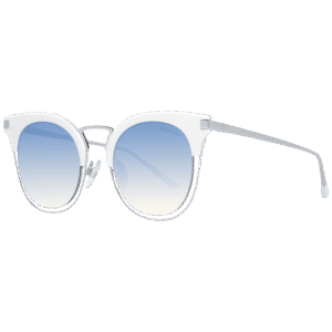 Ana Hickmann Katzenaugen Sonnenbrille HI3038 50D01 in Weiß – 45° Seitenansicht
