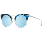 Ana Hickmann Katzenaugen Sonnenbrille HI3038 50G21 in Blau – 45° Seitenansicht
