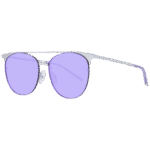 Ana Hickmann Katzenaugen Sonnenbrille HI3042 5703A in Silber – 45° Seitenansicht