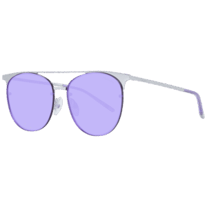 Ana Hickmann Katzenaugen Sonnenbrille HI3042 5703A in Silber – 45° Seitenansicht