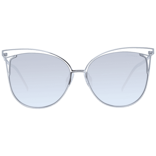 Ana Hickmann Sonnenbrille HI3048 5803C – Frontansicht mit Metall Rahmen und Blau Gläsern