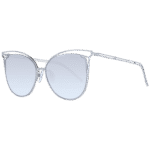 Ana Hickmann Katzenaugen Sonnenbrille HI3048 5803C in Silber – 45° Seitenansicht