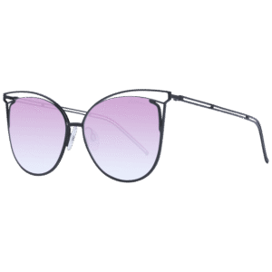 Ana Hickmann Katzenaugen Sonnenbrille HI3048 5809C in Schwarz – 45° Seitenansicht