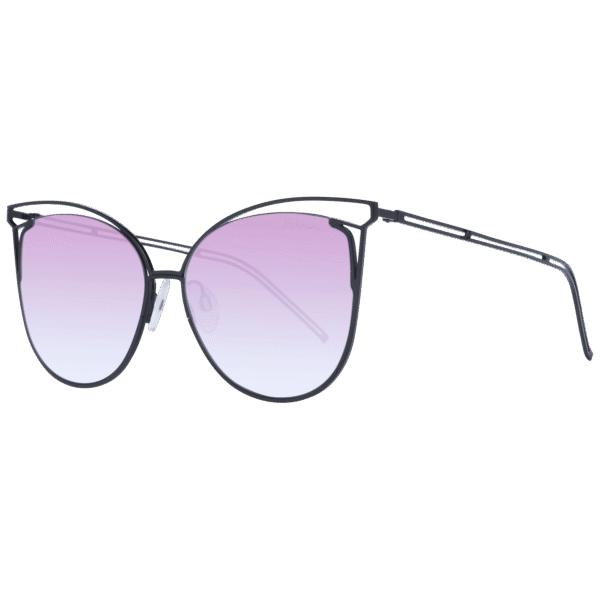Ana Hickmann Sonnenbrille HI3048 5809C – 45° Seitenansicht Ana Hickmann Katzenaugen Sonnenbrille HI3048 5809C in Schwarz – 45° Seitenansicht