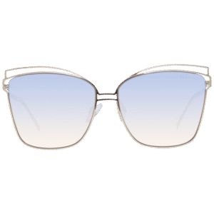 Ana Hickmann Sonnenbrille HI3049 6104D – Frontansicht mit Metall Rahmen und Blau Gläsern