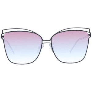 Ana Hickmann Sonnenbrille HI3049 6109B – Frontansicht mit Metall Rahmen und Lila Gläsern