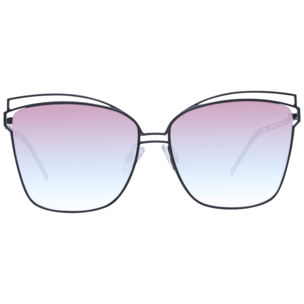 Ana Hickmann Sonnenbrille HI3049 6109B – Frontansicht mit Metall Rahmen und Lila Gläsern