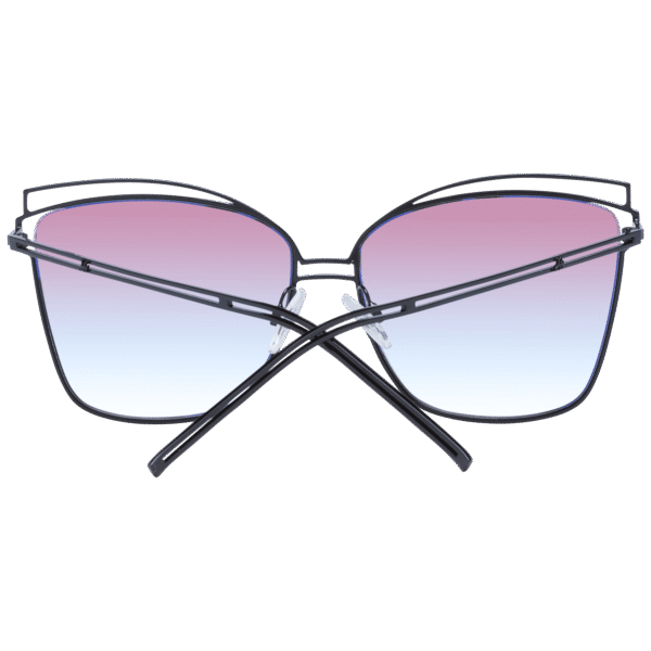 Rückansicht der Ana Hickmann Sonnenbrille HI3049 6109B – Metall Rahmen