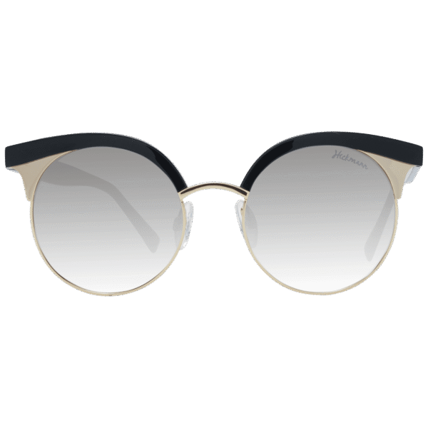 Ana Hickmann Sonnenbrille HI3050 52A01 – Frontansicht mit Metall Rahmen und Grau Gläsern