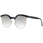 Ana Hickmann Schmetterling Sonnenbrille HI3050 52A01 in Schwarz – 45° Seitenansicht