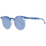Ana Hickmann Rund Sonnenbrille HI3050 52G21 in Blau – 45° Seitenansicht