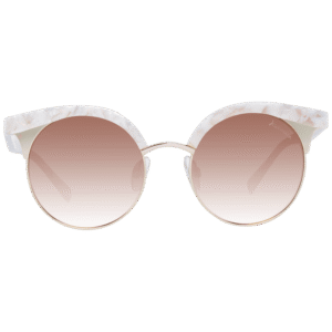 Ana Hickmann Sonnenbrille HI3050 52G22 – Frontansicht mit Metall & Kunststoff Rahmen und Braun Gläsern