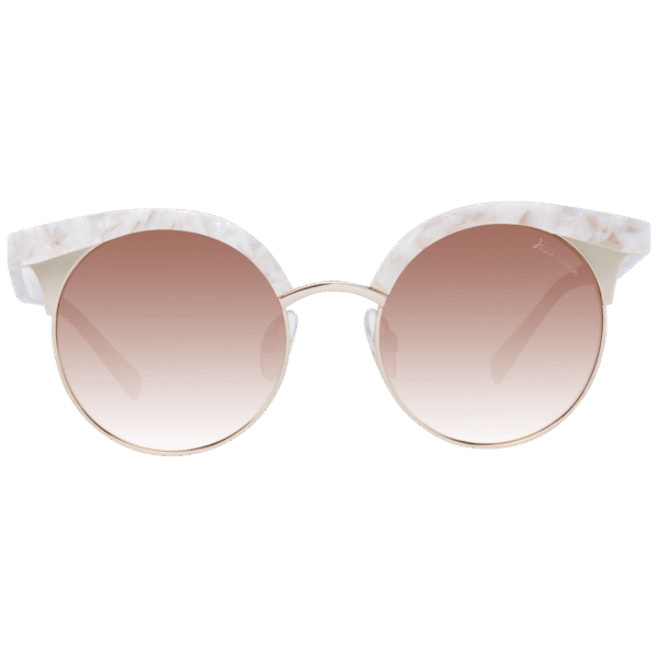 Ana Hickmann Sonnenbrille HI3050 52G22 – Frontansicht mit Metall & Kunststoff Rahmen und Braun Gläsern