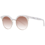 Ana Hickmann Rund Sonnenbrille HI3050 52G22 in Beige – 45° Seitenansicht