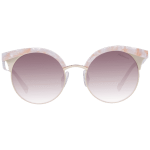 Ana Hickmann Sonnenbrille HI3050 52G23 – Frontansicht mit Metall & Kunststoff Rahmen und Braun Gläsern