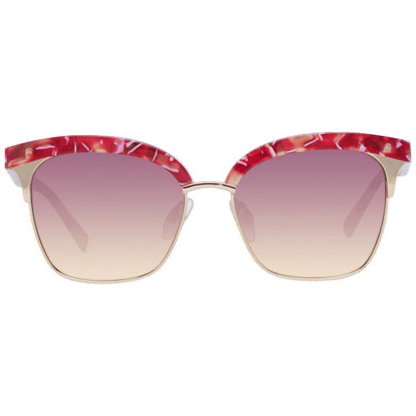 Ana Hickmann Sonnenbrille HI3051 53E01 – Frontansicht mit Metall Rahmen und Lila Gläsern