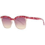 Ana Hickmann Katzenaugen Sonnenbrille HI3051 53E01 in Rot – 45° Seitenansicht