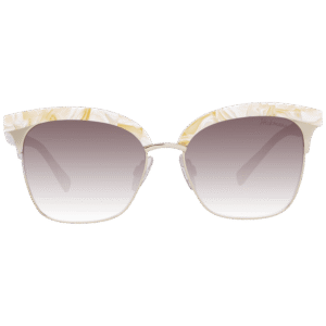 Ana Hickmann Sonnenbrille HI3051 53G22 – Frontansicht mit Metall & Kunststoff Rahmen und Braun Gläsern