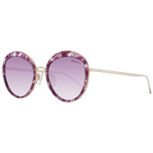 Ana Hickmann Rund Sonnenbrille HI3052 53E02 in Lila – 45° Seitenansicht