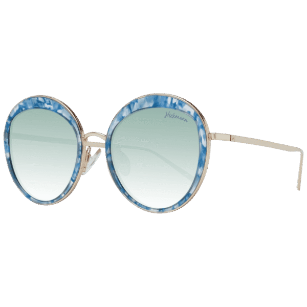 Ana Hickmann Panto Sonnenbrille HI3052 53E04 in Blau – 45° Seitenansicht
