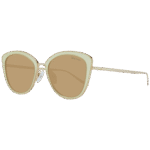 Ana Hickmann Schmetterling Sonnenbrille HI3053 53T01 in Gelb – 45° Seitenansicht