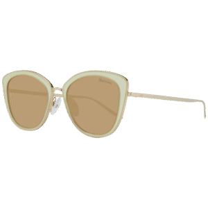 Ana Hickmann Schmetterling Sonnenbrille HI3053 53T01 in Gelb – 45° Seitenansicht