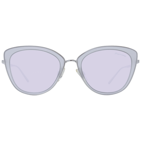 Ana Hickmann Sonnenbrille HI3053 53T02 – Frontansicht mit Metall Rahmen und Grau Gläsern
