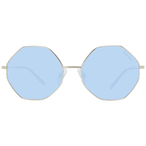 Ana Hickmann Sonnenbrille HI3055 5704B – Frontansicht mit Metall Rahmen und Blau Gläsern