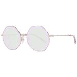 Ana Hickmann Rund Sonnenbrille HI3055 5704E in Gold – 45° Seitenansicht