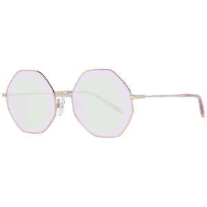 Ana Hickmann Rund Sonnenbrille HI3055 5704E in Gold – 45° Seitenansicht
